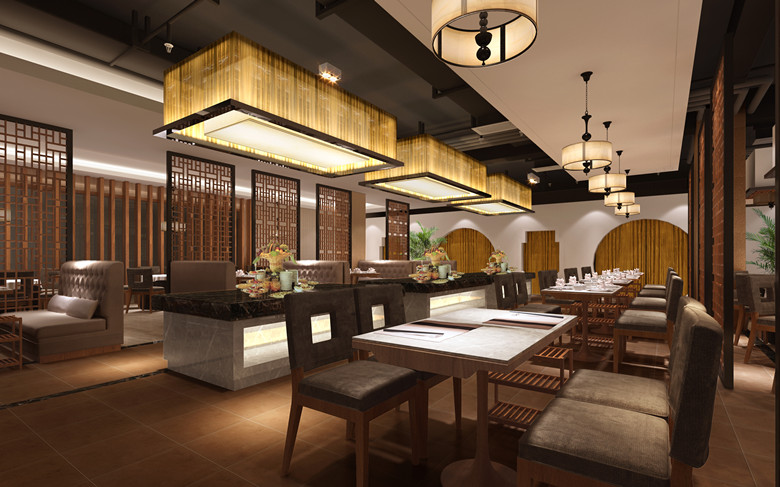 武汉火锅店装修设计案例效果图