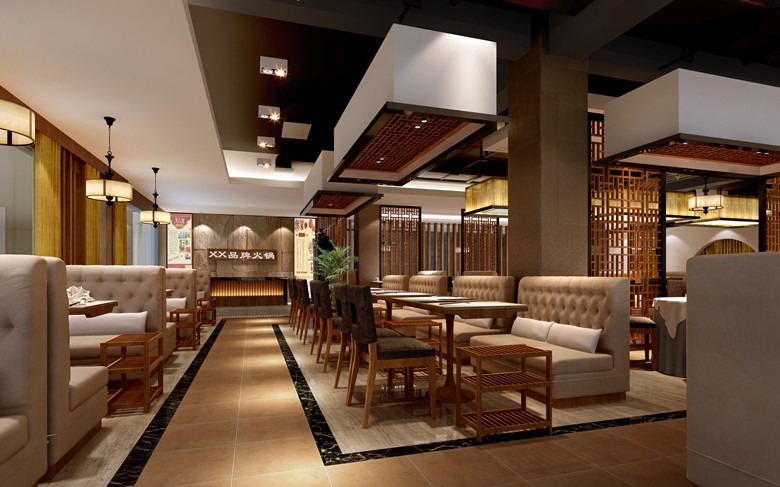 武汉火锅店装修设计案例效果图