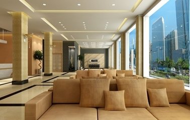 武汉办公楼装修设计效果图 武汉办公楼装修设计效果图